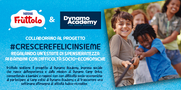 Fruttolo e Dynamo Academy insieme a favore dell’inclusione sociale